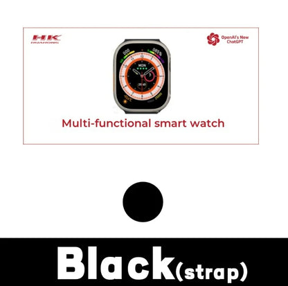 HK10PRO Chat GPT AMOLED 45mm NFC brújula BT llamada tacto suave ritmo cardíaco Smartwatch hombres mujeres