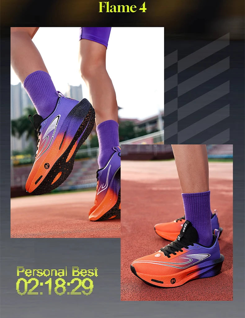 Zapatillas para correr para hombre, placa de carbono, especialidad, deportes de maratón, transpirables, ligeras, cómodas, antideslizantes, zapatillas de ocio