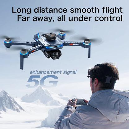 2025 Nuevo GT8 Drone GPS 8K Profesional HD 360 °   Cámaras duales 5G WIFI motores sin escobillas evitación de obstáculos juguetes de cuadricóptero plegables