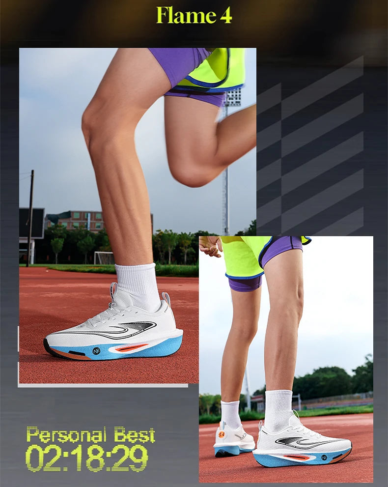 Zapatillas para correr para hombre, placa de carbono, especialidad, deportes de maratón, transpirables, ligeras, cómodas, antideslizantes, zapatillas de ocio