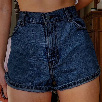 Pantalones cortos para mujer, pantalones vaqueros, pantalones vaqueros, pantalones bordados florales, cintura alta, informales, bolsillos regulares, empalme elegante, otoño