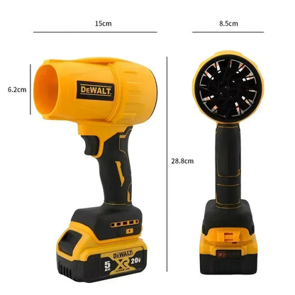 Dewalt-secador de pelo con cepillo de 30000RPM, ventilador Turbo inalámbrico, ventilador violento de mano, herramienta de eliminación de polvo recargable de 20V