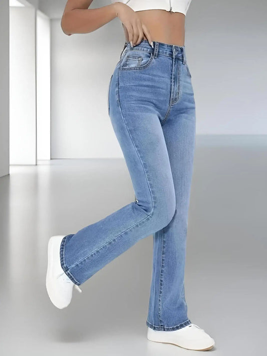 Pantalones vaqueros de estilo europeo y americano para mujer, informales, versátiles, nuevos