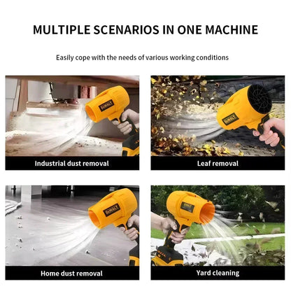 Dewalt-secador de pelo con cepillo de 30000RPM, ventilador Turbo inalámbrico, ventilador violento de mano, herramienta de eliminación de polvo recargable de 20V