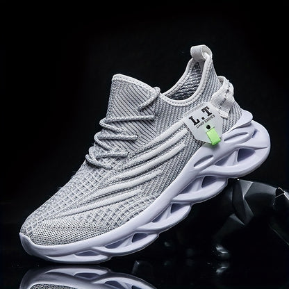 Lightweight Non-Slip Breathable Blade Sneakers - Men's Sport Shoes for Running, Walking, and Training