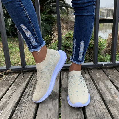 [Breathable Sneakers] Lightweight Breathable Women's Colorblock Mesh Platform Sneakers | Low Top Lace Up Shoes