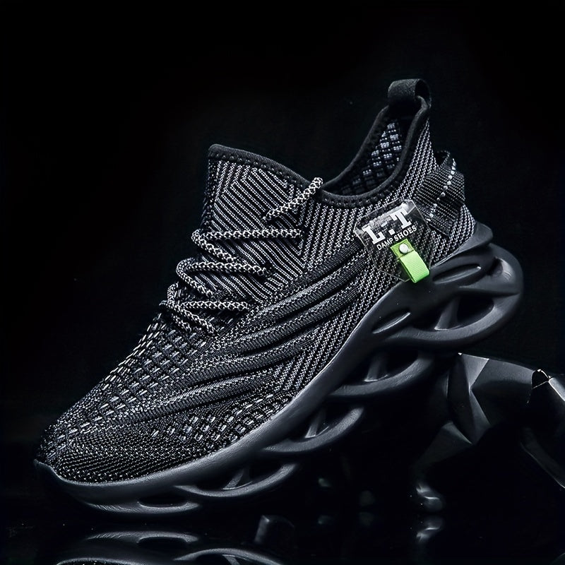 Lightweight Non-Slip Breathable Blade Sneakers - Men's Sport Shoes for Running, Walking, and Training